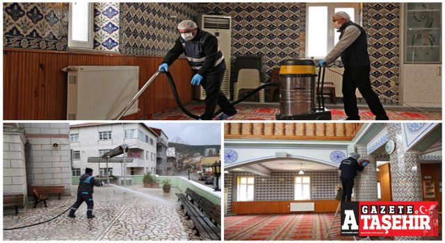 Ataşehir Belediyesi tarafından camilere Ramazan Ayı temizliği