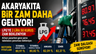 Akaryakıtta Zam Serisi Devam Ediyor: Bu Kez Sırada LPG Var