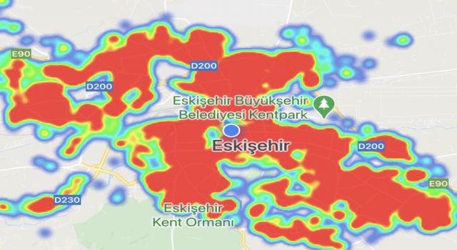 Eskişehir Büyükşehir Belediye Başkanı Yılmaz Büyükerşen'den haritalı uyarı