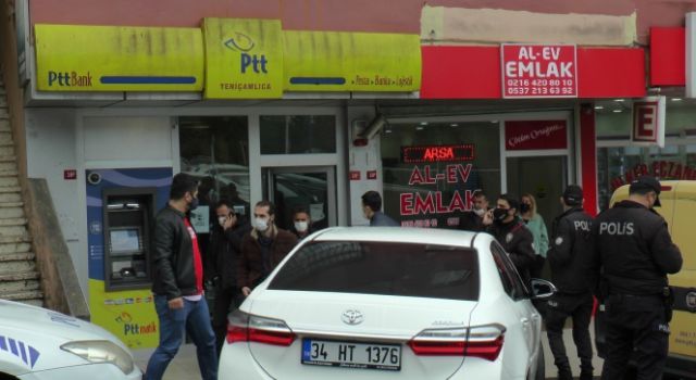 Ataşehir'de PTT'ye silahlı soygun girişimi