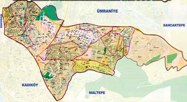 Ataşehir nüfusunun mahallelere göre dağılımı