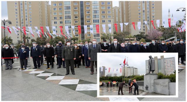 Çanakkale Zaferinin 106. yıl dönümü Ataşehir'de törenlerle kutlandı