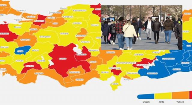Sarı ve turuncu kategorideki 50 il için uyarı