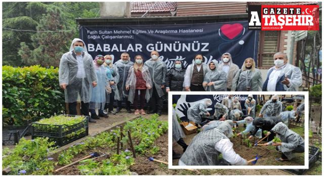 AK Parti Ataşehir Babalar Gününü Sağlık Çalışanlarıyla Kutladı