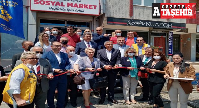 Ataşehir'de Sosyal Market'in açılışı yapıldı