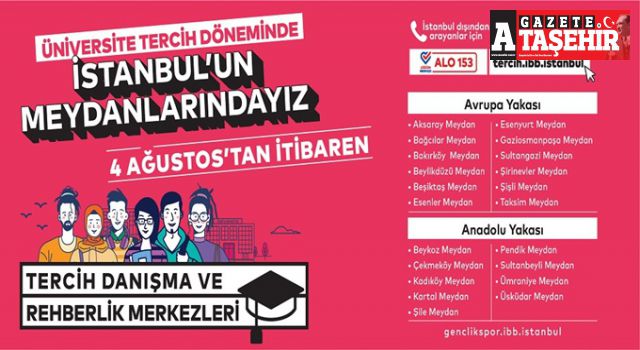 İBB’den üniversiteli adayı gençlere ücretsiz rehberlik hizmeti