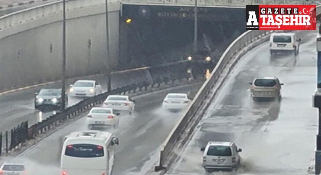 Beklenen yağış başladı