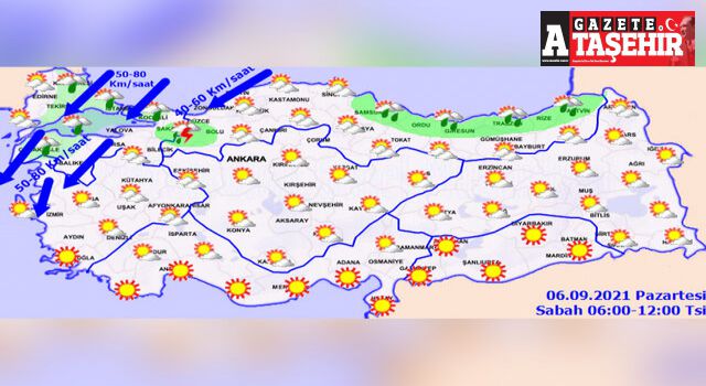 Meteoroloji'den 12 il için sarı uyarı!