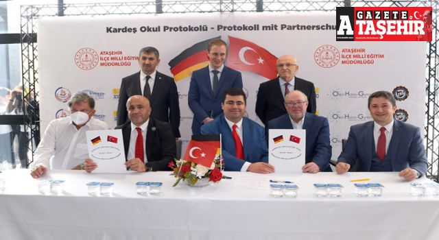 'Kardeş Okul' işbirliği protokolü Monheim ve Ataşehir'deki okullar arasında imzalandı