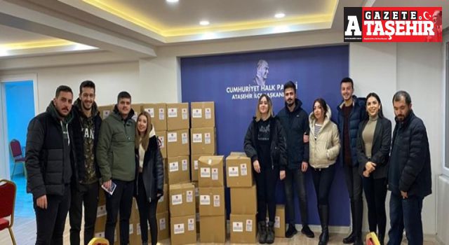CHP Ataşehir Gençlik Örgütü hayatlara dokunmaya devam ediyor