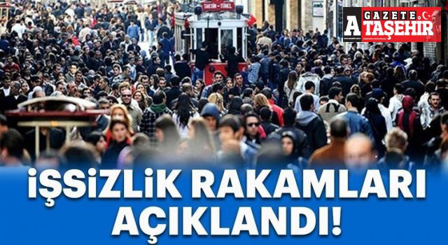 TÜİK işsizlik rakamlarını açıkladı