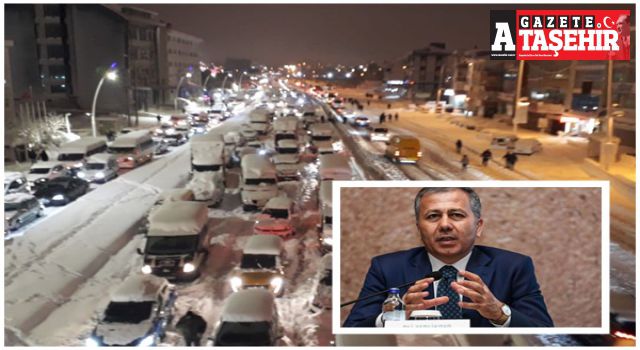 Vali Yerlikaya'dan yolda kalan araçlarınızı çekin uyarısı