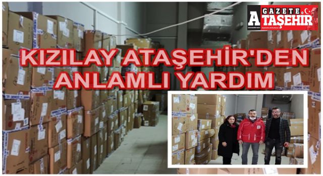 Kızılay Ataşehir'den ihtiyaç sahibi öğrencilere anlamlı yardım