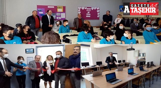 Orhan Veli Ortaokulu’nda iki sınıf STK’ların desteği ile yenilendi