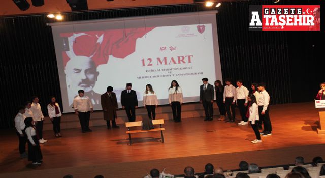 Ataşehir’de İstiklal Marşı’mızın Kabulü Ve Mehmet Akif Ersoy’u Anma programı düzenlendi