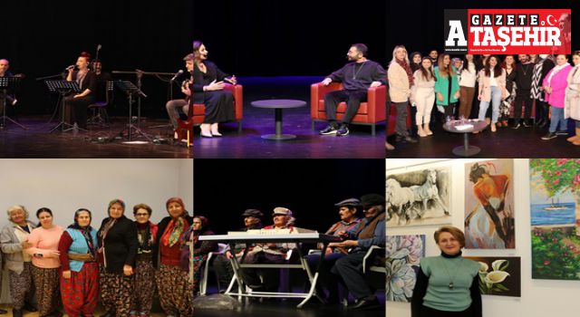 Kadınlar 8 Mart için Ataşehir’de bir araya geldi