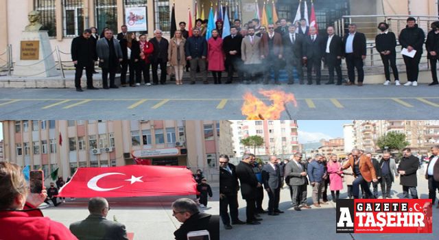 Nevruz Ateşi Ataşehir’ de yandı