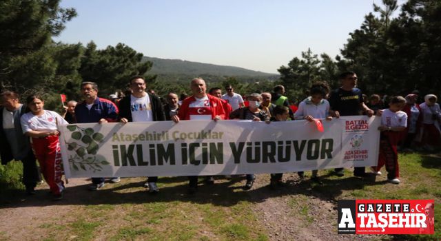 Ataşehirli binlerce çocuk "iklim" için yürüdü