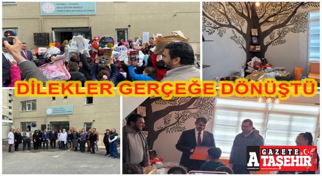 “Bir Dilek Tut” projesi ile dilekleri gerçekleşti