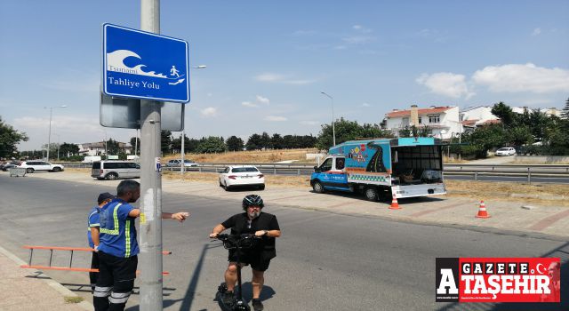 İstanbul sahillerine Tsunami tabelası