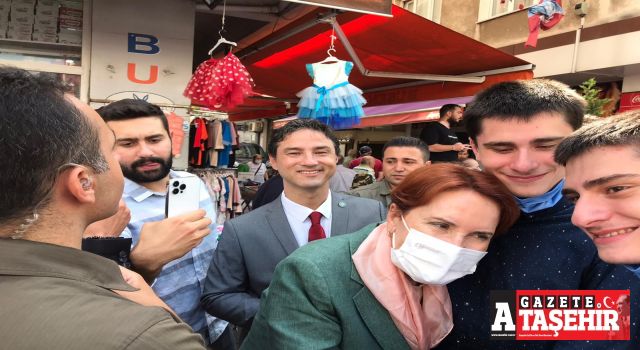 Meral Akşener'e Ataşehir'de sevgi seli!