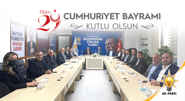 AK Parti Ataşehir Belediye Meclis Grubu 29 Ekim'i Yayınladığı Mesajla Kutladı