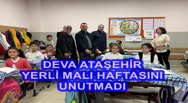 DEVA Ataşehir Yerli Malı Haftasını öğrencilerle kutladı