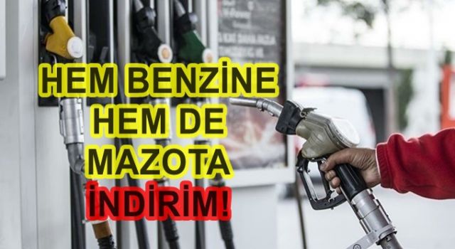 Hem mazota, hem de benzine büyük indirim!