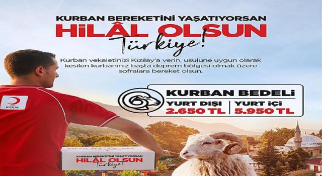 Türk Kızılay Ataşehir Şubesi kurban bağışlarınızı bekliyor