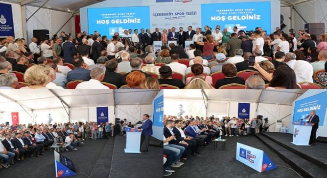 İçerenköy Spor Tesisi’nin temeli atıldı