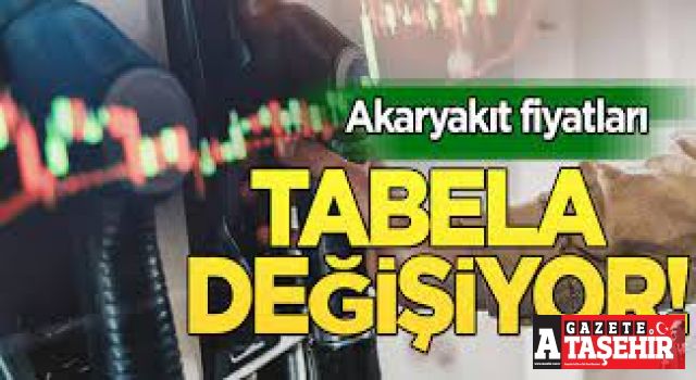 Akaryakıtta tabela değişiyor!