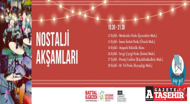 Ataşehir'de Nostalji Rüzgarı Esecek