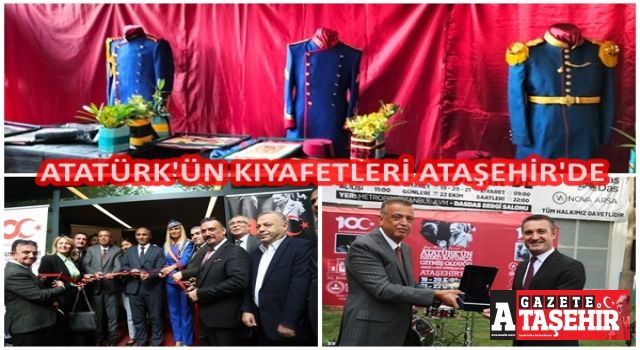 Cumhuriyetin 100. yılında Atatürk'ün giydiği kıyafetler Ataşehir'de ziyaretçileriyle buluştu