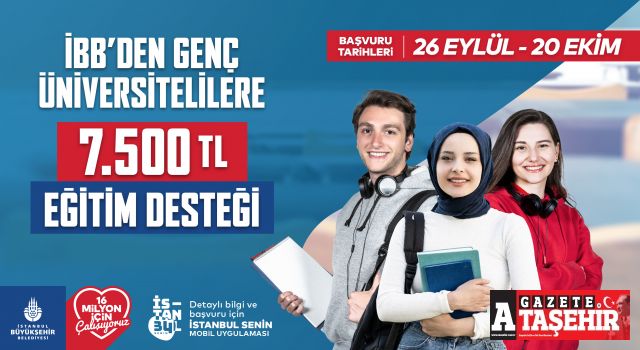 İBB'den genç üniversitelilere müjde! 7 Bin 500 TL eğitim desteği