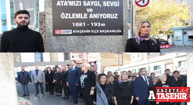 CHP Ataşehir İlçe Örgütünden “SAYGI” nöbeti