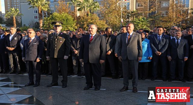 Ulu Önder Mustafa Kemal Atatürk Ataşehir'de saygıyla anıldı