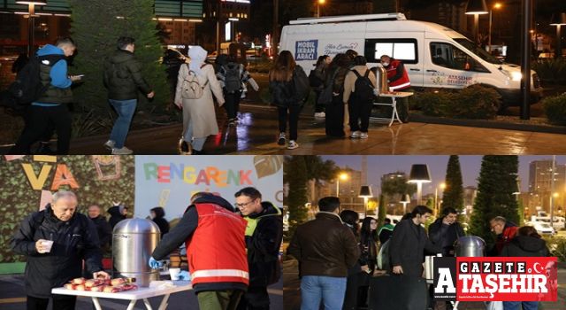 Sabah çorbası Ataşehirlilerin içini ısıtıyor