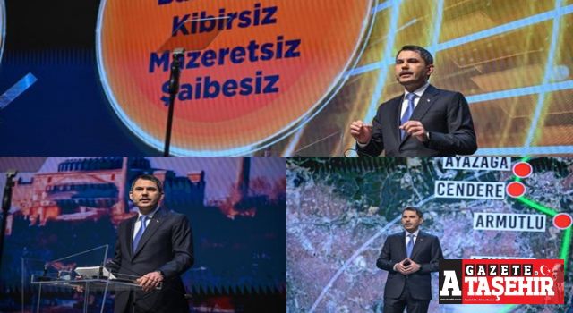 Murat Kurum İstanbul için projelerini açıkladı!