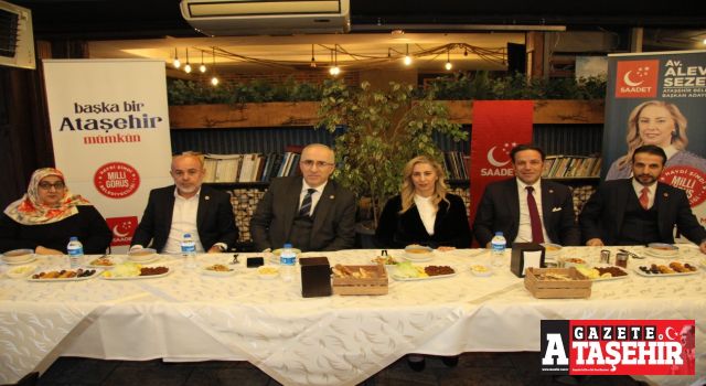 Saadet Partisi Ataşehir iftarda bir araya geldi