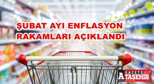 Şubat ayı enflasyon rakamları açıklandı