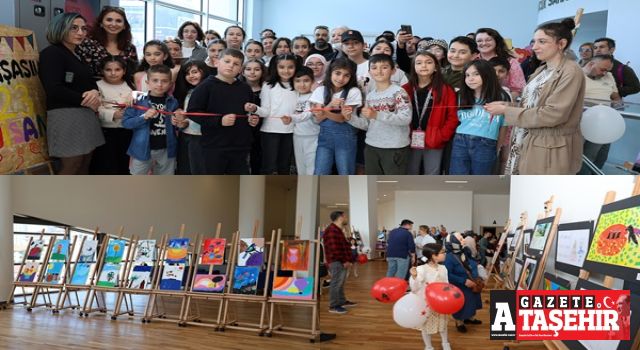 Ataşehirli çocukların sergi heyecanı