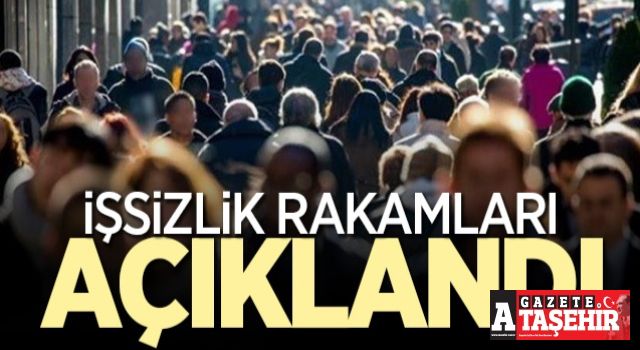 TÜİK işsizlik rakamlarını açıkladı!