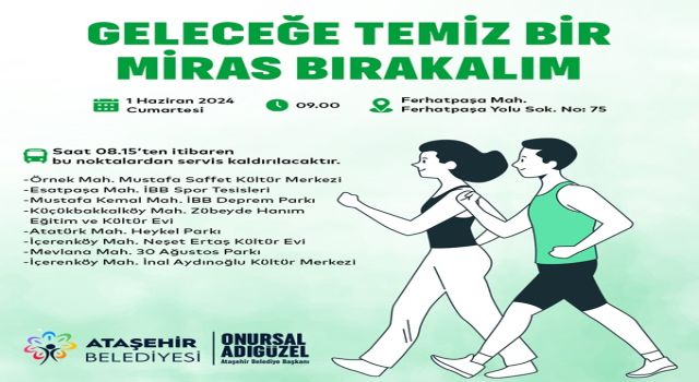 Atık toplanarak doğa yürüyüşü yapılacak