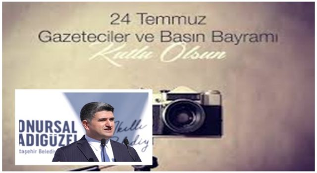 Onursal Adıgüzel’den kutlama mesajı