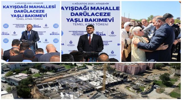 Darülaceze’de yıkılan Sevgi ve Güven Sitelerinin temelleri atıldı