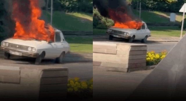 Komisyon öncesi TBMM önünde 'Beyaz Toros' yakıldı