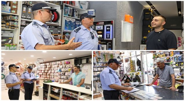 Zabıta ekipleri yanıcı madde denetiminde