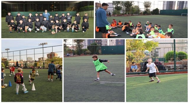 Ataşehir Belediyesi tesislerinde ücretsiz futbol okulu eğitimleri başladı