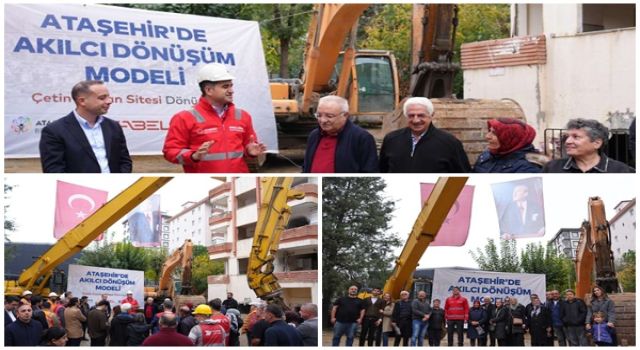 ATAŞEHİR'DE “AKILCI DÖNÜŞÜM MODELİ” BAŞLADI