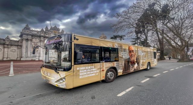 İLBER ORTAYLI İÇİN İETT’DEN ÖZEL SAYGI OTOBÜSÜ